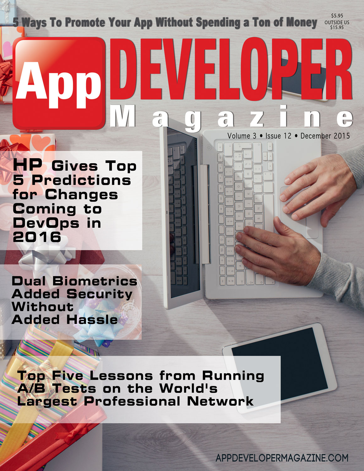 App Developer Magazine December 2015 issue App Developer Magazine December 2015 issue