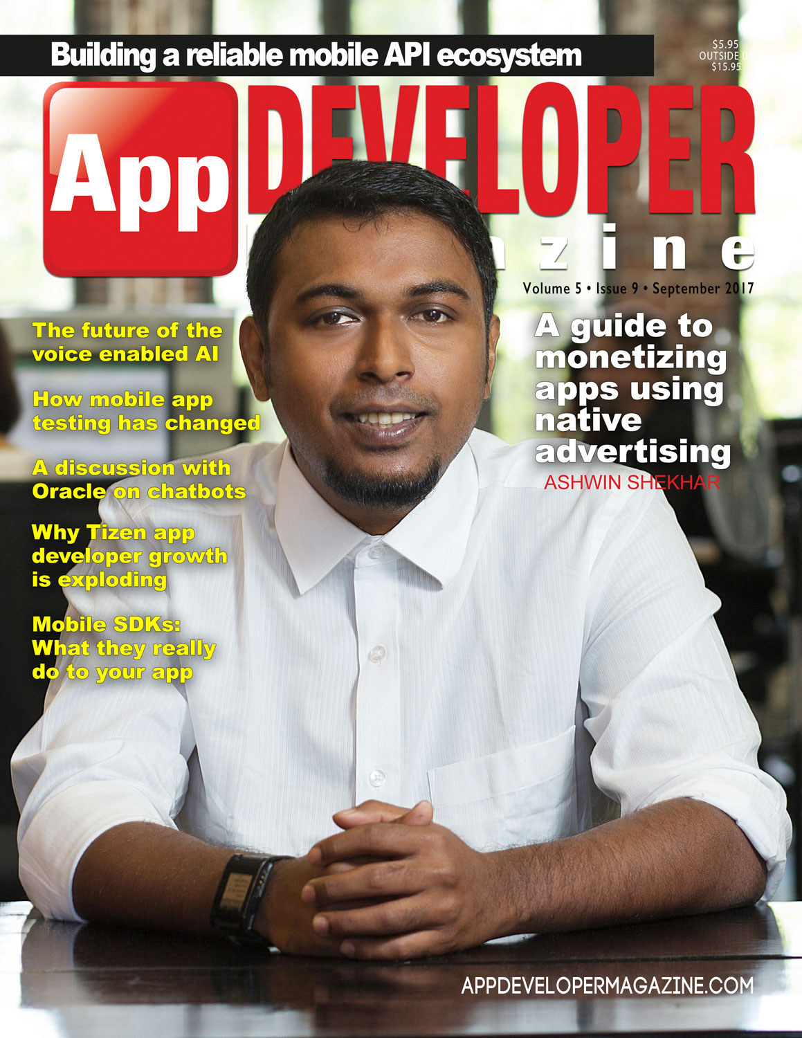 App Developer Magazine September 2017 issue App Developer Magazine September 2017 issue
