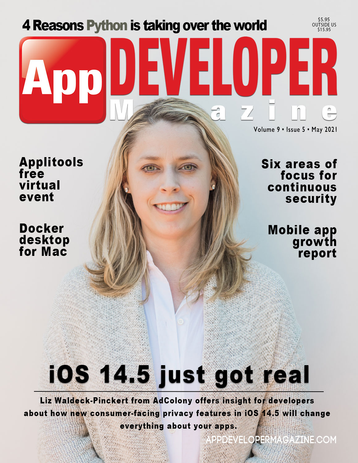 App Developer Magazine May 2021 issue App Developer Magazine May 2021 issue