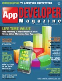 App Developer Magazine Aug13 issue App Developer Magazine Aug13 issue