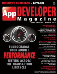 App Developer Magazine Nov13 issue App Developer Magazine Nov13 issue