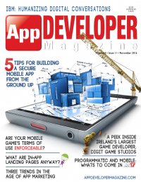 App Developer Magazine November 2016 issue App Developer Magazine November 2016 issue