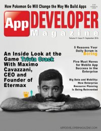 App Developer Magazine September 2016 issue App Developer Magazine September 2016 issue