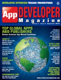 App Developer Magazine Sept13 issue App Developer Magazine Sept13 issue